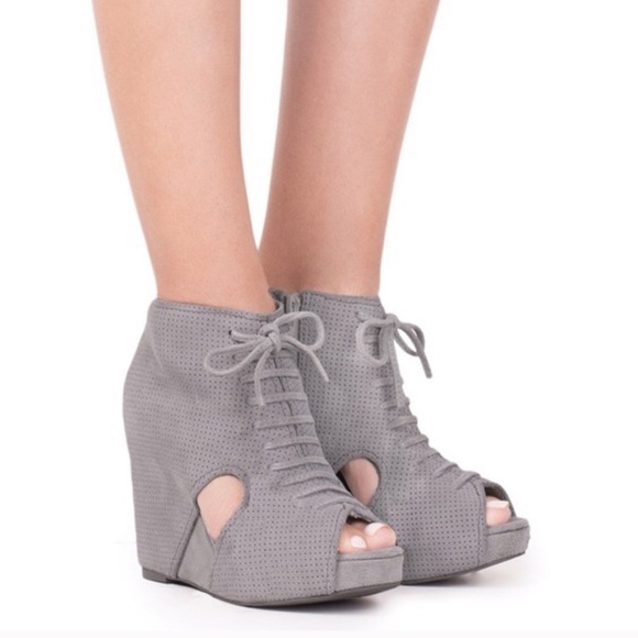 Jeffrey Campbell Mary Roks Wedges - Picture 2 of 8